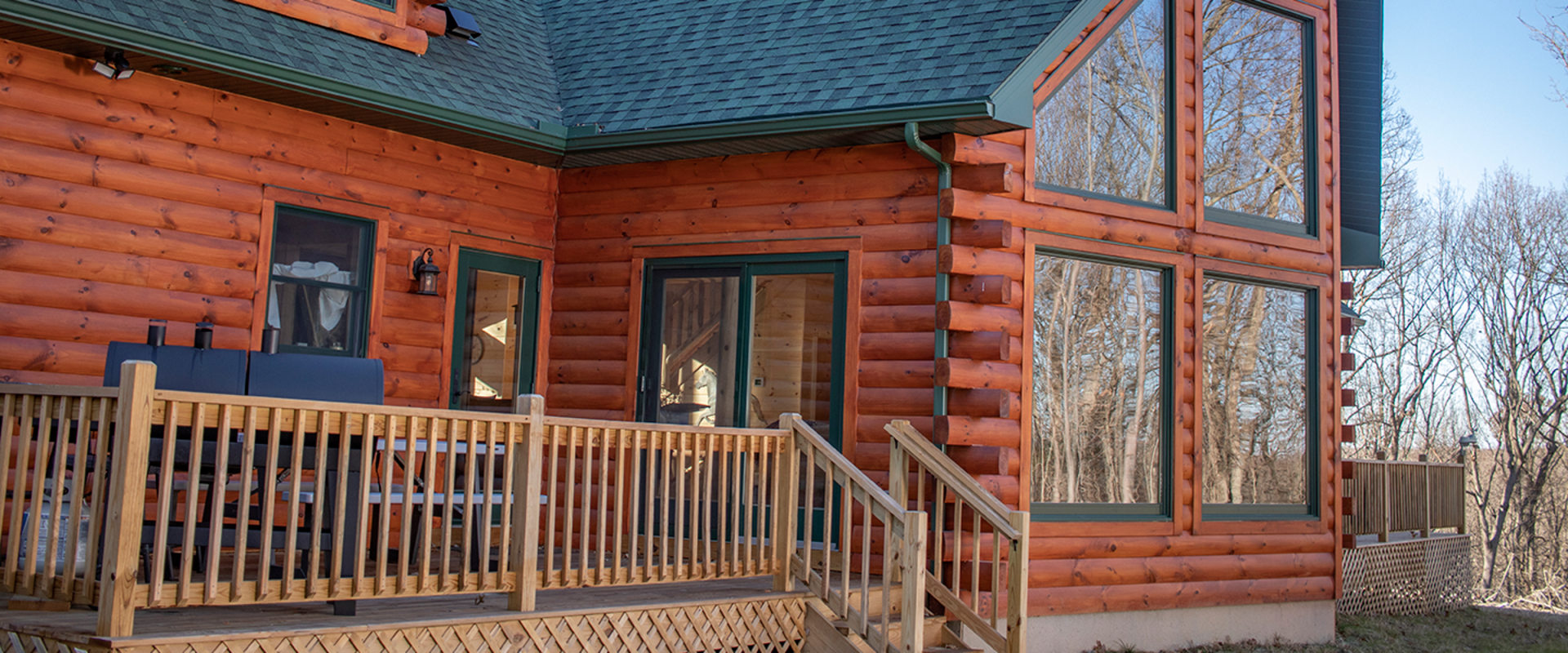 What is the maintenance on a log house?