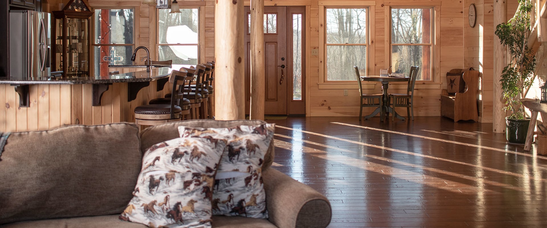 Is it hard to maintain a log home?