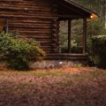 What are the problems with log cabins?