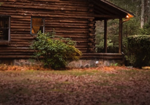 What are the problems with log cabins?