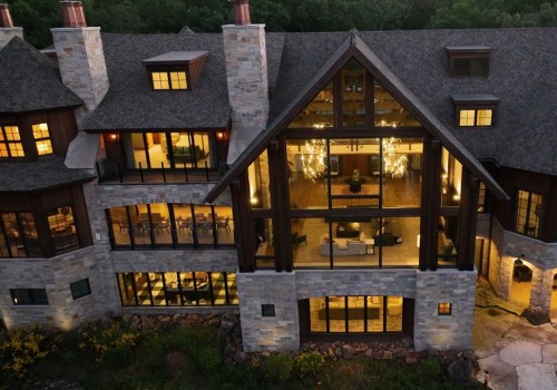 The Perfect Blend Of Rustic And Modern: Log Home Builders Incorporate Frameless Glass Shower Doors In Northern VA